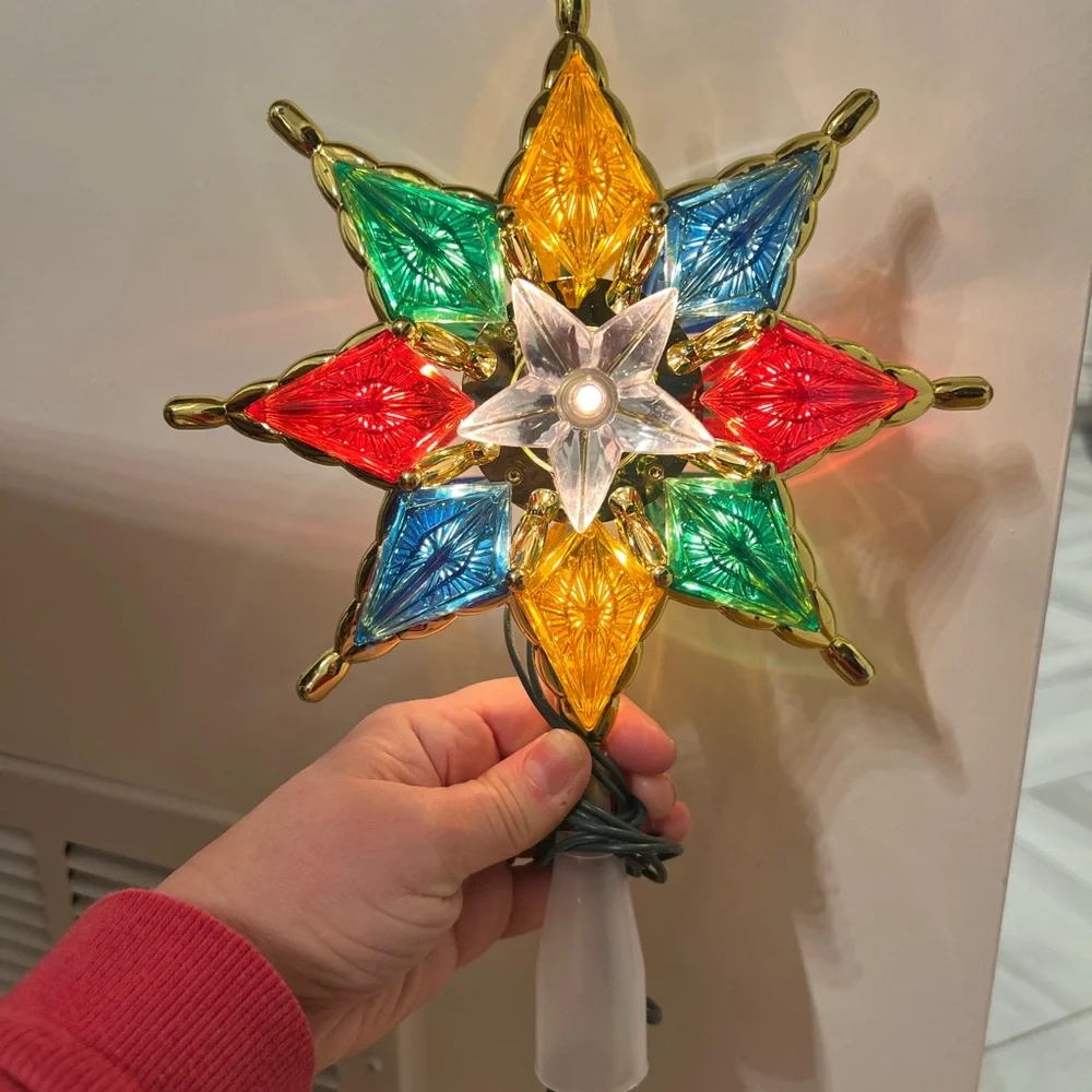 Atomic Tree Star Mid-century Modern Christmas Tree Topper